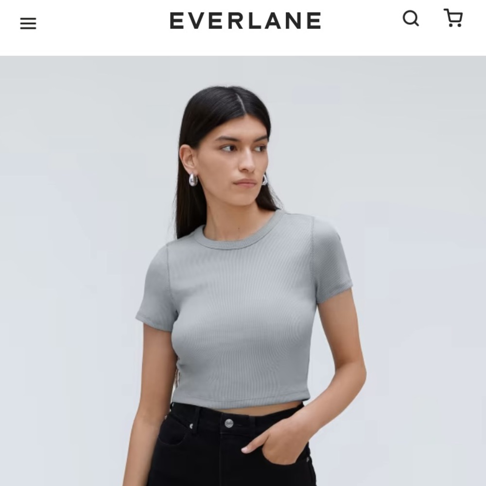 The Ribbed Baby Tee
